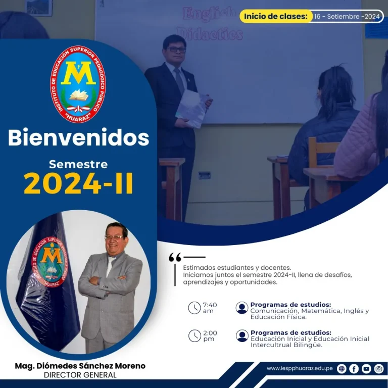 Inicio Semestre 2024-II